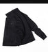 Men's Slim Denim Jacket Long Sleeve Classic Black Urban Jacket Coats